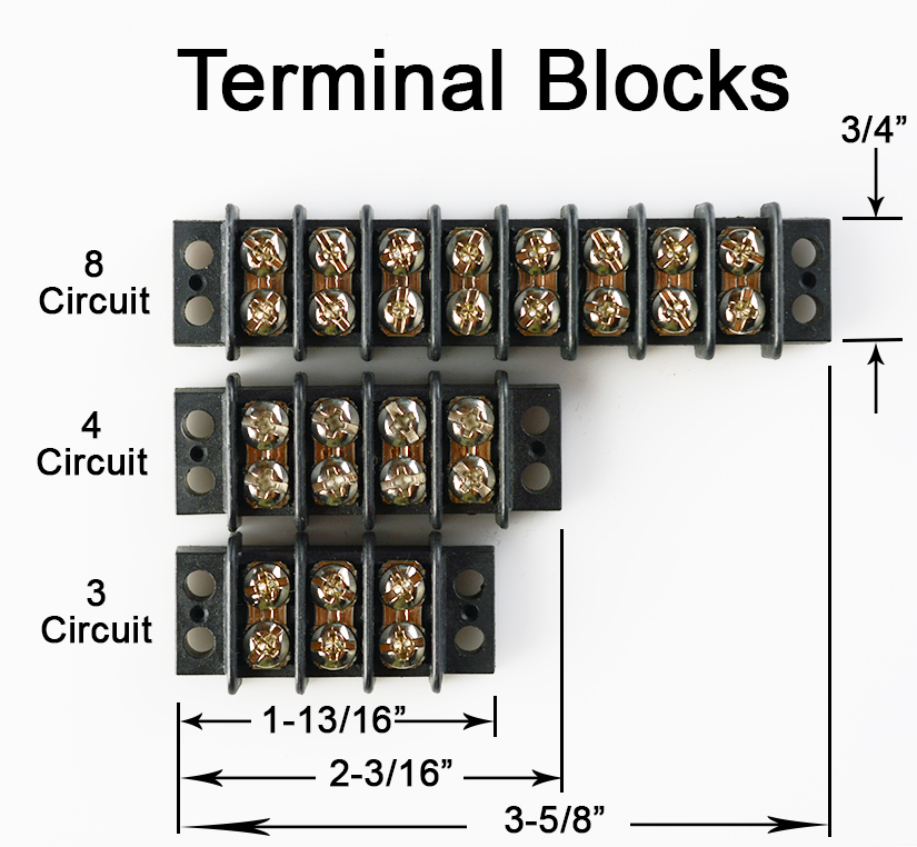Blue Sea Fuse Block Blue Sea Systems - Terminal Block 30A - 4 Circuit - 2504